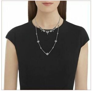 🆕️💥 Swarovski Crystal Grey Pearl Necklace